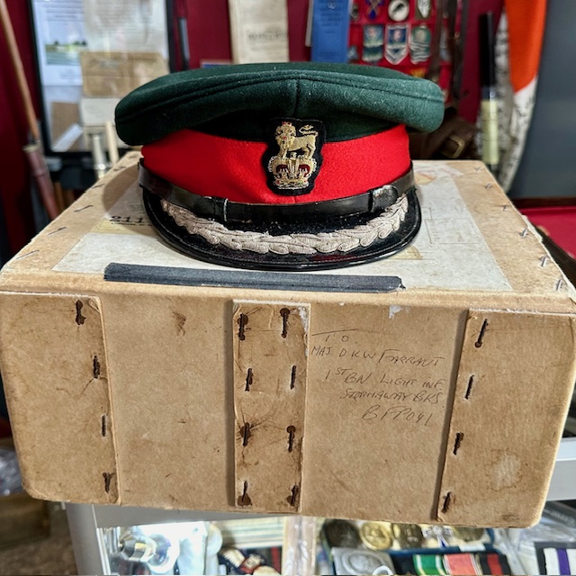 Ref: 5126 - Boxed Duke of Cornwall's Light Infantry (DCLI) Colonel's Cap.
